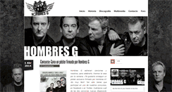Desktop Screenshot of hombres-g.com